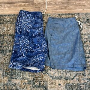 Lot of 2 Big and Tall Polo Shorts with Draw Strings - Sz:4X
